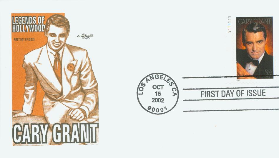 2002 37¢ Cary Grant Classic First Day Cover