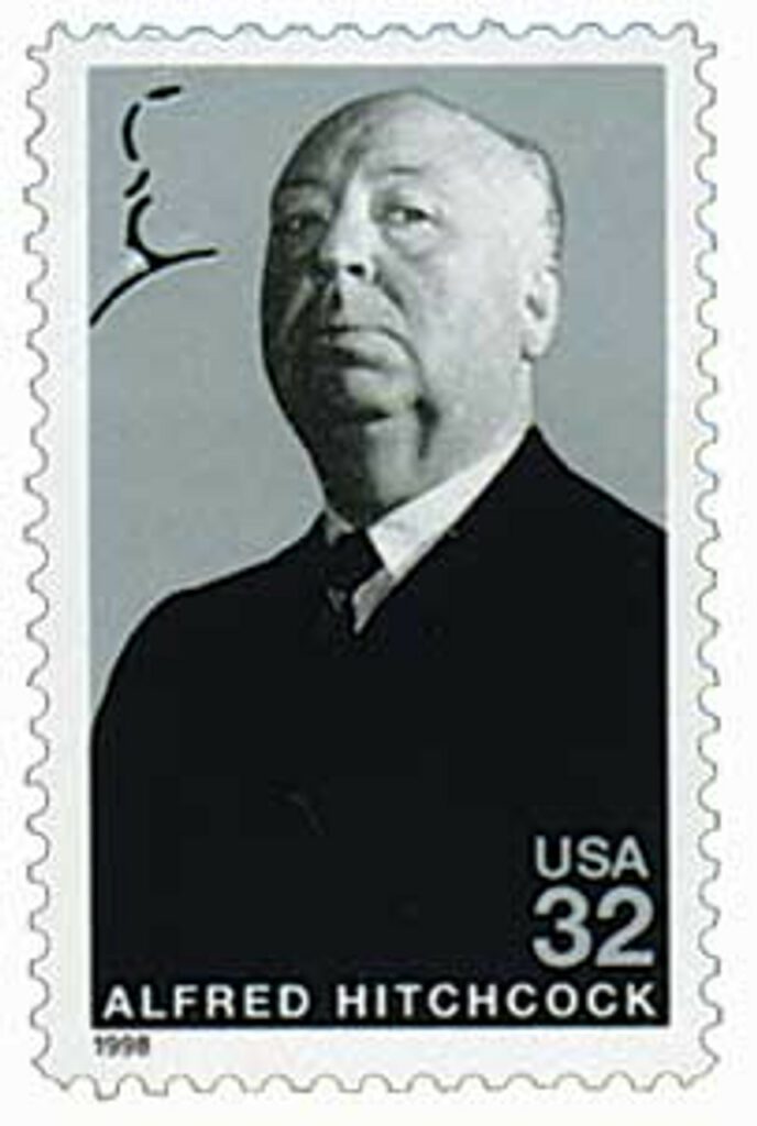 1998 32¢ Legends of Hollywood: Alfred Hitchcock