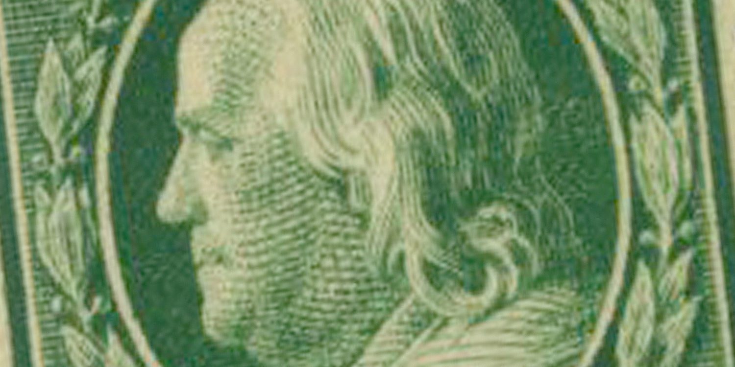 Bluish paper Franklin