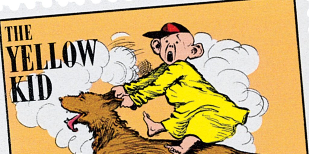 The Yellow Kid Groundbreaking Comic Strip — Mystic Stamp Discovery