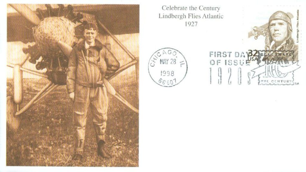 3184m - 1998 32c Celebrate the Century - 1920s: Lindbergh