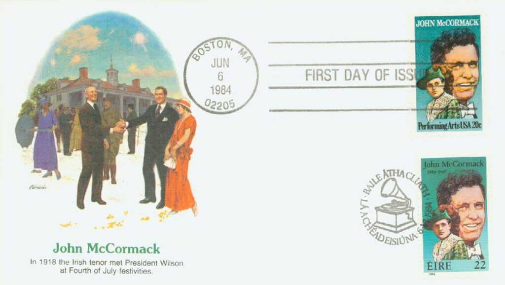 #2090 - 1984 20c Performing Arts: John McCormack Fleetwood First Day Cover