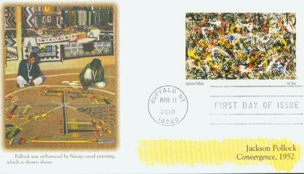 #4444d - 2010 44c Abstract Expressionist: Jackson Pollock Fleetwood First Day Cover
