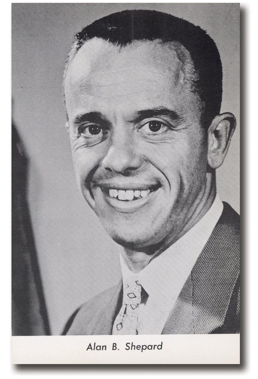 Alan B. Shepard Photo Card, No Stamp