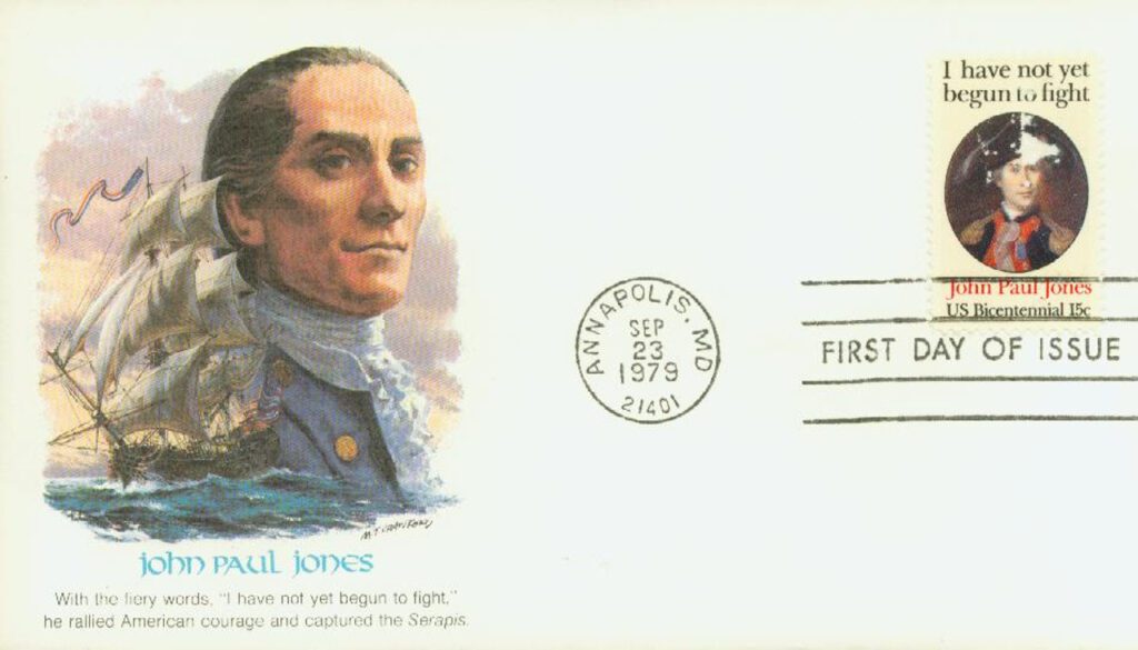 1979 15¢ John Paul Jones Fleetwood First Day Cover