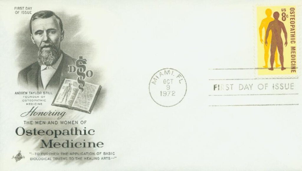 #1469 - 1972 8c Osteopathic Medicine Classic First Day Cover