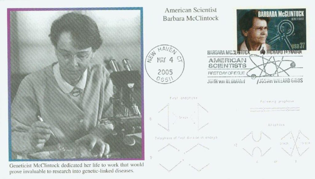 #3906 - 2005 37c American Scientist: Barbara McClintock Mystic First Day Cover