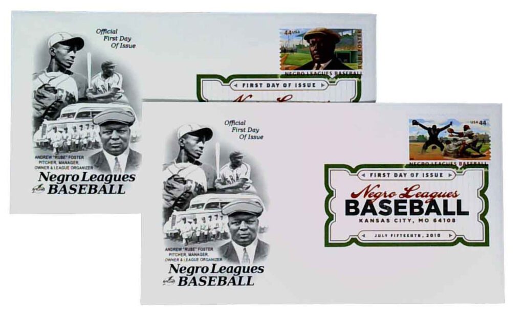 #4465-66 - 2010 44c Negro Leagues Baseball Classic First Day Cover Set with Digital Color Cancels