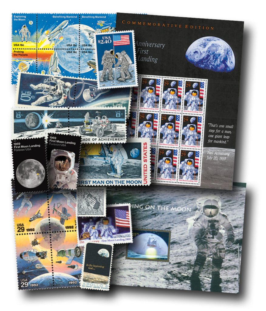#M12488 - Moon Landing Celebration Collection - 36 Mint Stamps