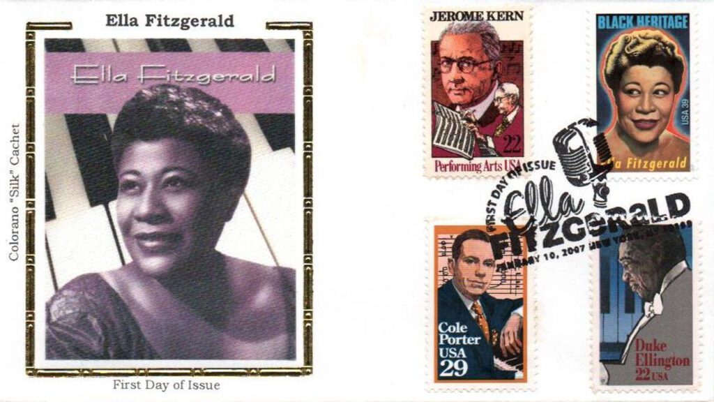 #4120 - 2007 39c Black Heritage: Ella Fitzgerald Colorano Silk Cachet Combination First Day Cover