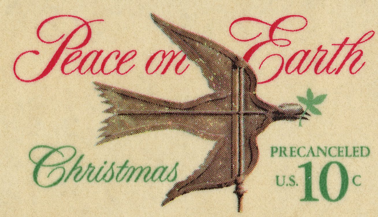 First U.S. Self-Adhesive Stamp