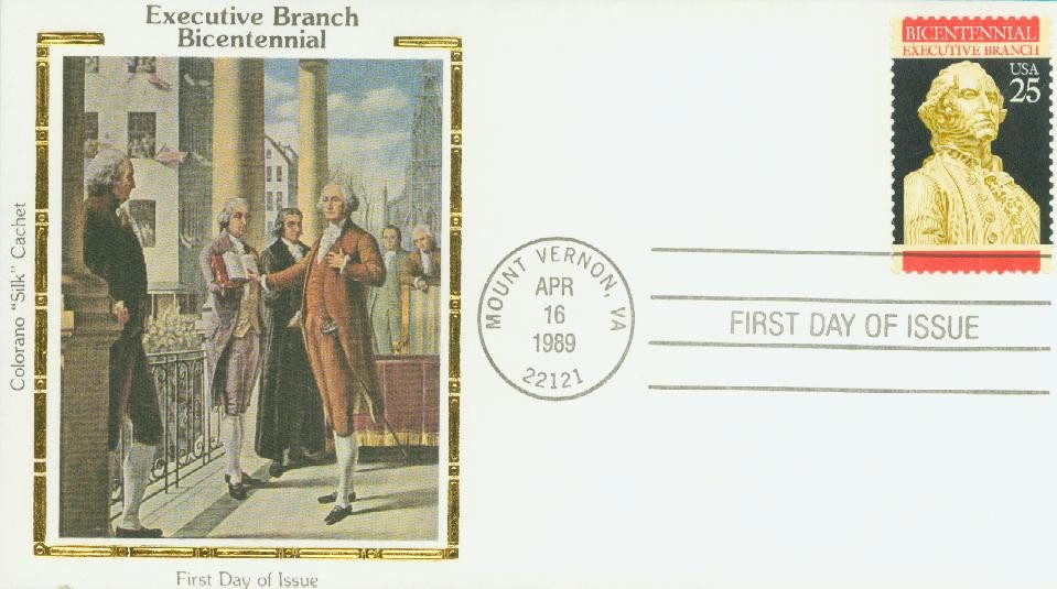 #2414 - 1989 25c Constitution Bicentennial: Executive Branch