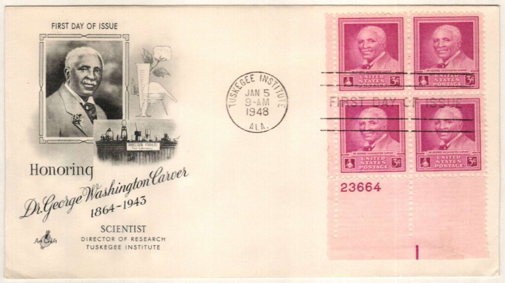 # 953 - 1948 3c George Washington Carver