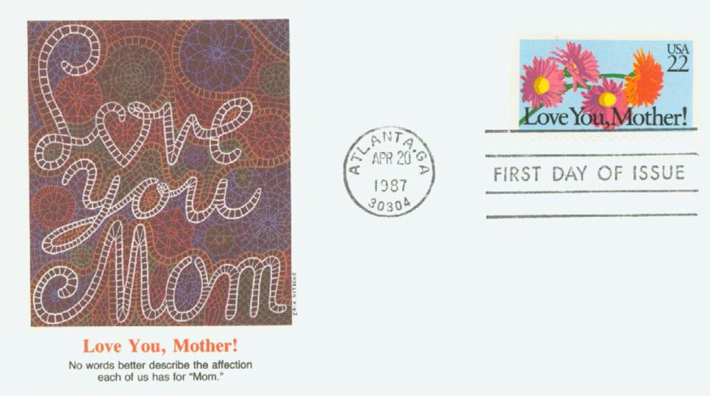 #2273 - 1987 22c Special Occasions: Love you, Mother! Fleetwood First Day Cover
