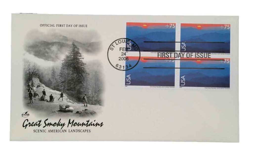# C140 - 2006 75c Great Smoky Mnts Nat'l Park Classic First Day Cover