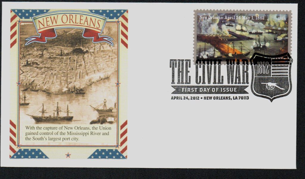 # 4664 - 2012 First-Class Forever Stamp - The Civil War Sesquicentennial, 1862: Battle of New Orleans Fleetwood First Day Cover
