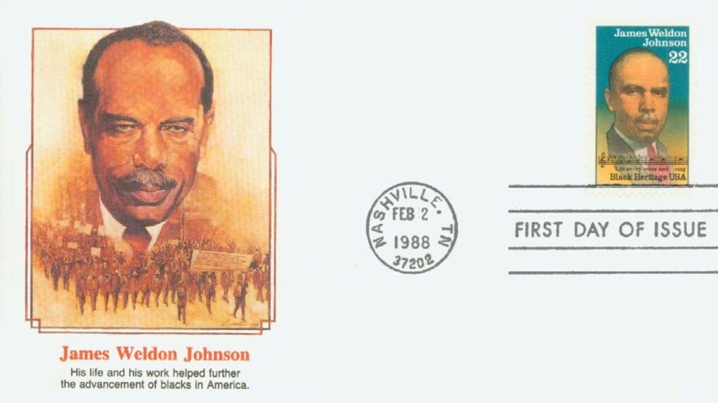 #2371 - 1988 22c Black Heritage: James Weldon Johnson Fleetwood First Day Cover