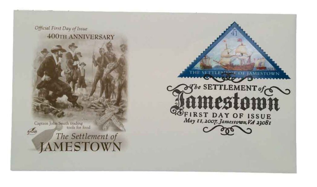 4136 - 2007 41c Settlement of Jamestown Classic First Day Cover