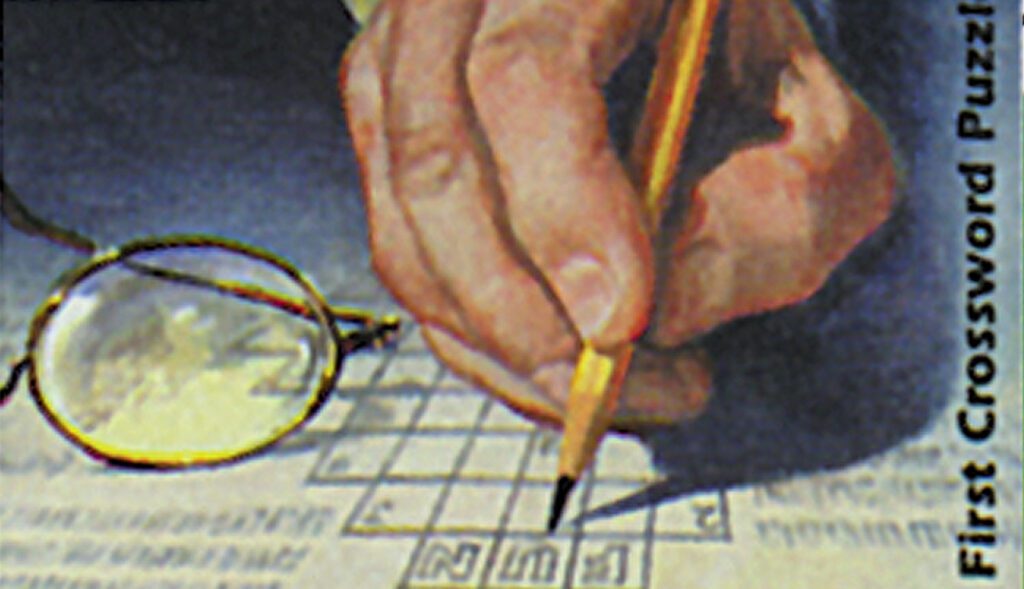 The First Crossword Puzzle — Mystic Stamp Discovery Center