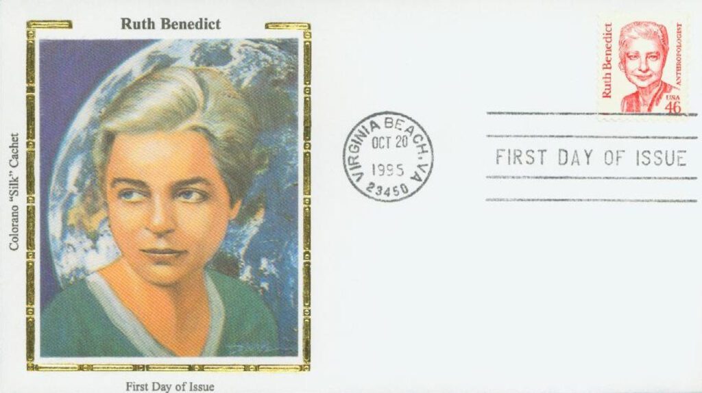 #2938 - 1995 46c Great Americans: Ruth Benedict Colorano Silk Cachet First Day Cover