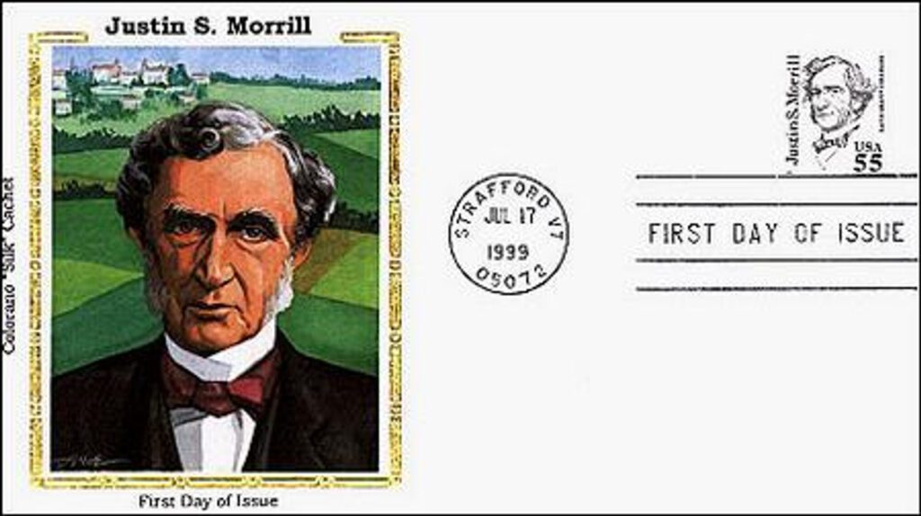 #2941 - 1999 55c Great Americans: Justin S. Morrill Colorano Silk Cachet First Day Cover