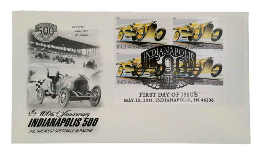 #4530 - 2011 First-Class Forever Stamp, Indianapolis 500 Classic First Day Cover
