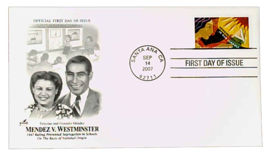 #4201
2007 41c Mendez v. Westminster School District Classic First Day Cover