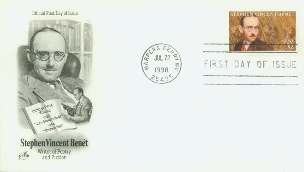 #3221 - 1998 32c Literary Arts: Stephen Vincent Benet 