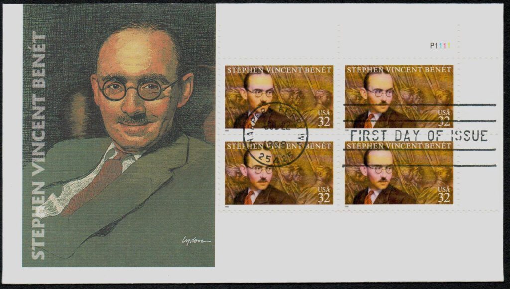 #3221 - 1998 32c Literary Arts: Stephen Vincent Benet 