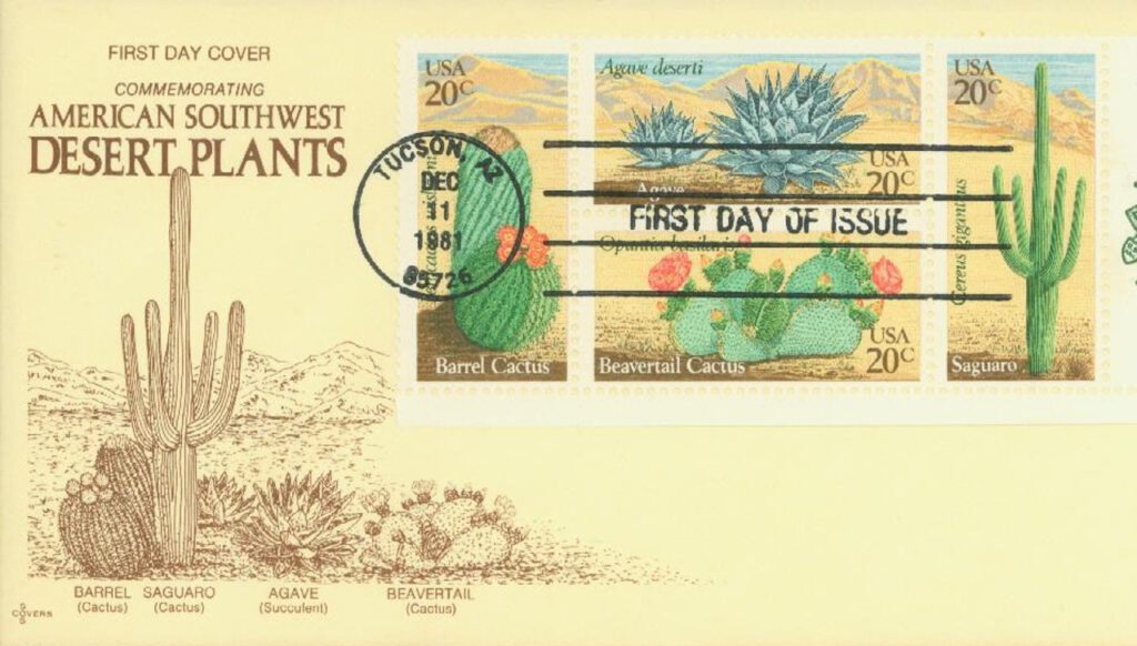 #1942-45 - 1981 20c Desert Plants Classic First Day Cover