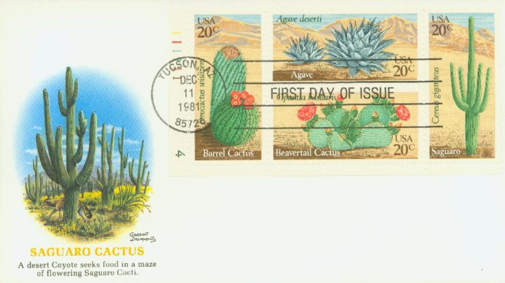 #1942-45 - 1981 20c Desert Plants Fleetwood First Day Cover