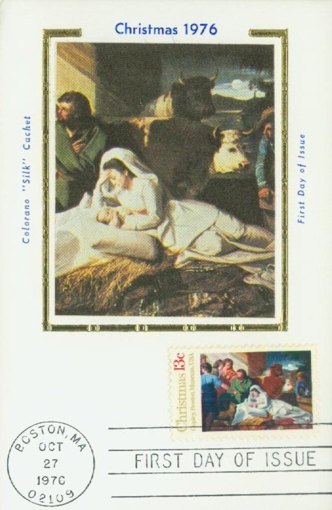 #1701 - 1976 13c Traditional Christmas: Nativity Colorano Silk Cachet First Day Cover