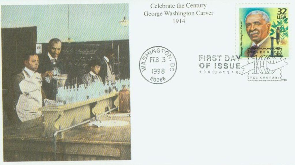#3183c - 1998 32c Celebrate the Century - 1910s: George Washington Carver Mystic First Day Cover