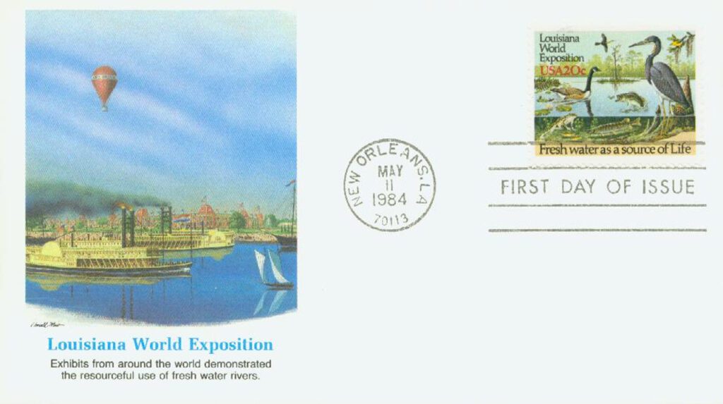 #2086 - 1984 20c Louisiana World Exposition Fleetwood First Day Cover