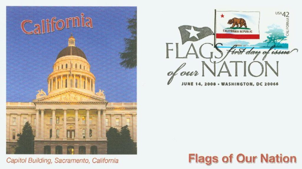 #4279 - 2008 42c Flags of Our Nation: California Fleetwood First Day Cover