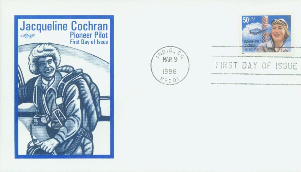 # 3066 - 1996 50c Jacqueline Cochran Classic First Day Cover