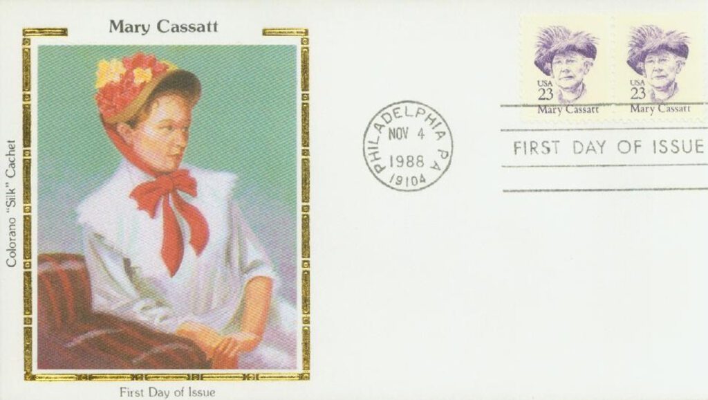 #2181 - 1988 23c Great Americans: Mary Cassatt Colorano Silk Cachet First Day Cover