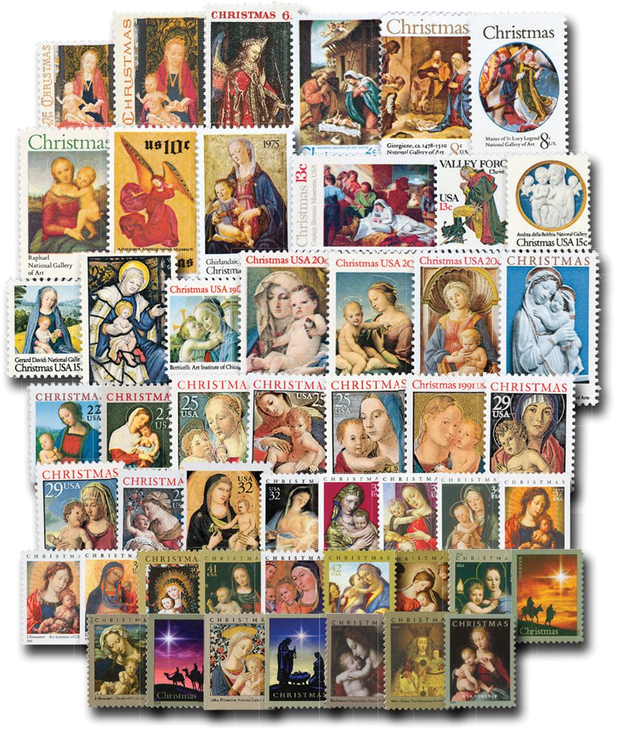 Complete Set of 50, 1966-2022 Traditional Christmas Series