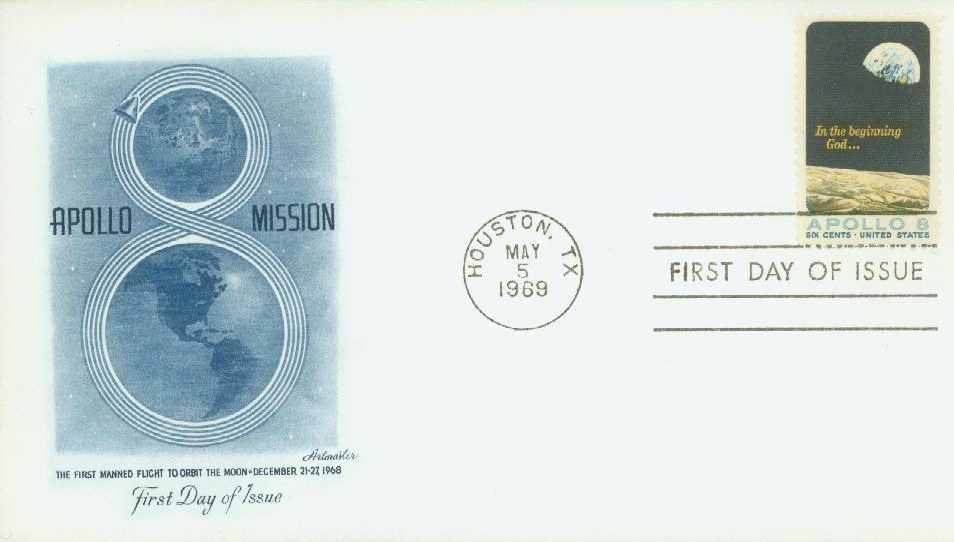 # 1371 - 1969 6c Apollo 8 Moon Orbit Classic First Day Cover
