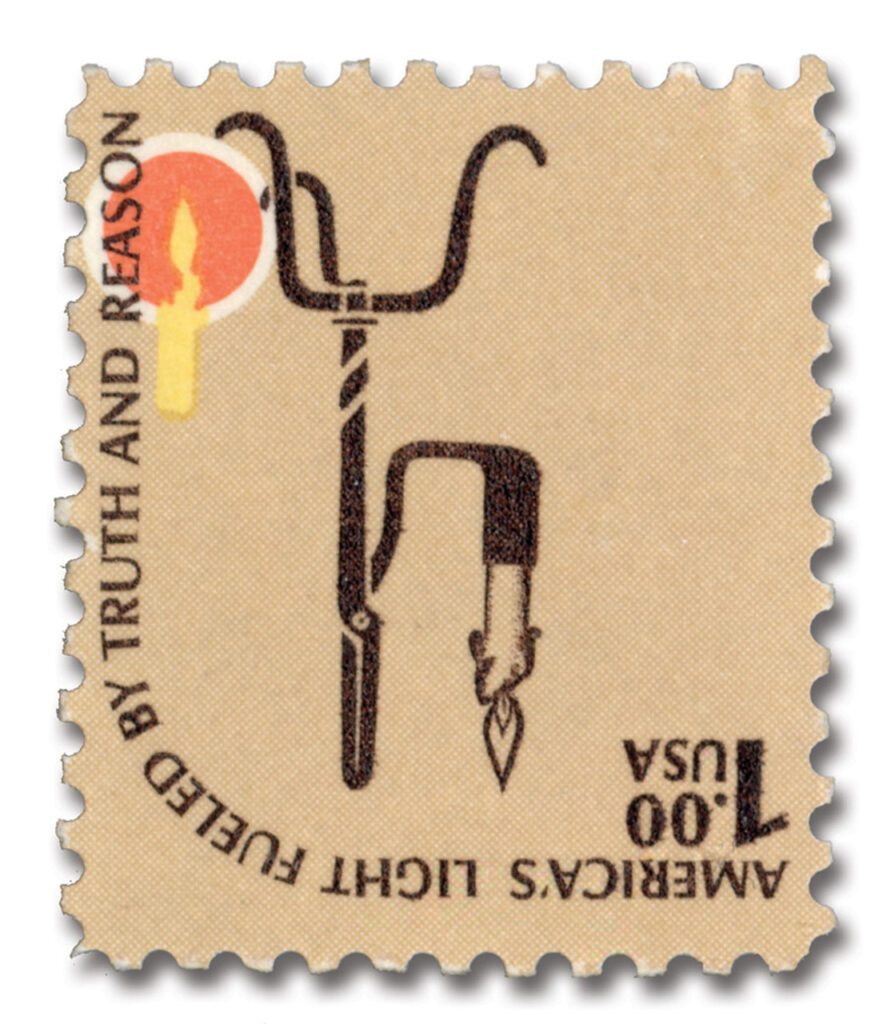 #1610c-Dscvr - 1979 $1 Americana Series - Rush Lamp Invert - Acquired from the very CIA Agent who purchased the original error sheet