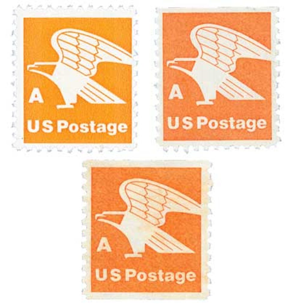 #1735//43 - 1978 "A" Rate Change Stamps, set of 3
