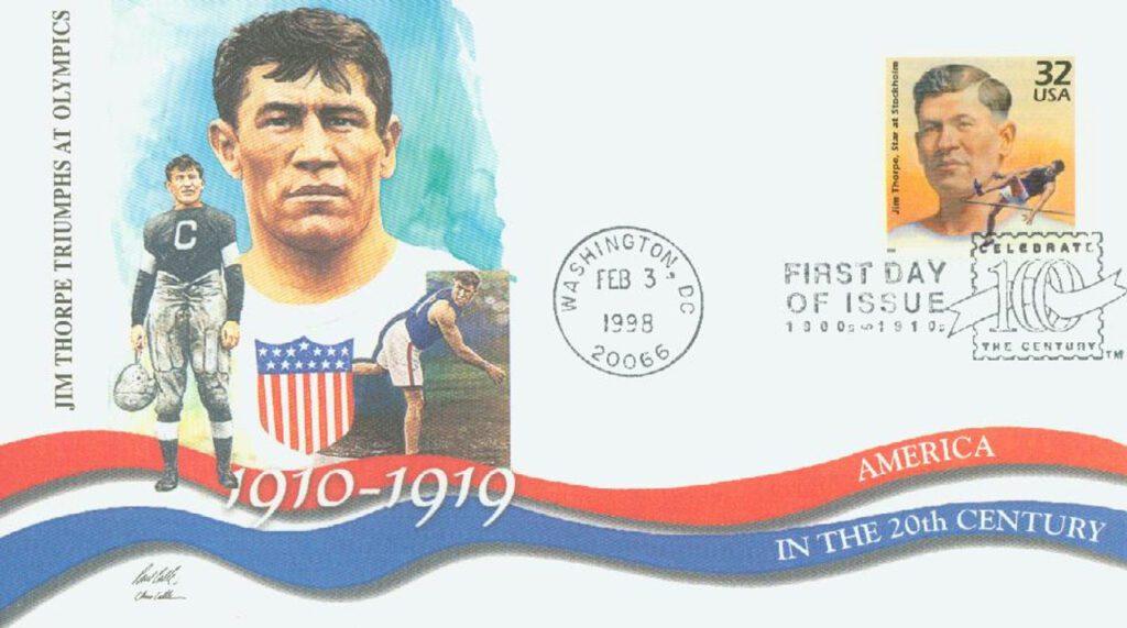 #3183g - 1998 32c Celebrate the Century,1910s: Jim Thorpe Fleetwood First Day Cover