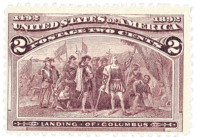 US #231 Landing of Columbus