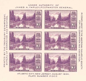 US #750 American Philatelic Exhibition