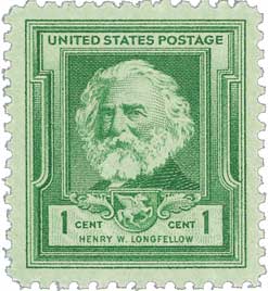 US #864 Henry Wadsworth Longfellow