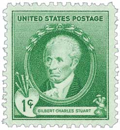 US #884 Gilbert Stuart