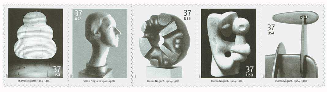 US #3857-61 Isamu Noguchi