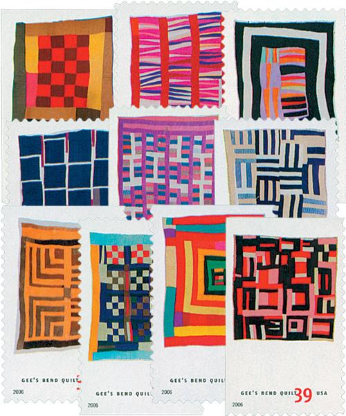 US #4089-98 Gee's Bend Quilts