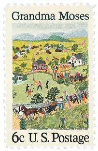 1969 6¢ Grandma Moses stamp