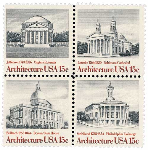 US #1779-82 American Architecture